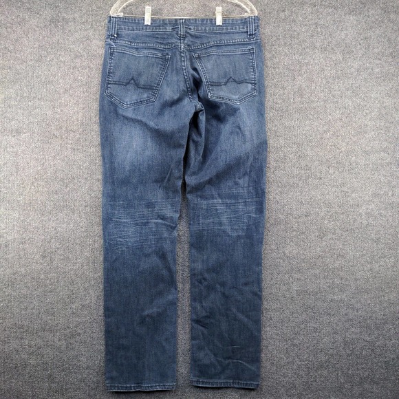 Urban Pipeline Men's Relaxed Straight Jeans Blue Actual 34x33 Denim 5-Pocket - Picture 5 of 11